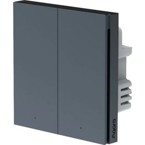 AQARA Smart Wall Switch H1 - zwei Wippen mit Neutralleiter (grau)