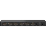 Goobay HDMI Matrix-Schalter 4 auf 2 (4K @ 60Hz), HDMI Splitter (schwarz)