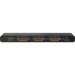 Goobay HDMI Splitter 1 auf 2 (4K @ 60Hz) (schwarz)
