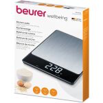 Beurer Küchenwaage KS 34 XL stainless steel Comfort (edelstahl/schwarz)