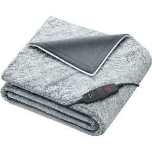 Beurer Wärmezudecke HD 75 Nordic Grey Green Planet  (grau, 180 x 130 cm)