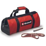 Einhell Power X-Change Akku-Bandfeile TE-BF 18 Li-solo, 18Volt (rot/schwarz, ohne Akku und Ladegerät, in Werkzeugtasche)