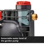 Einhell Akku-Gartenpumpe AQUINNA 36/34, 36Volt (2x18V) (rot/schwarz, ohne Akku und Ladegerät)
