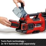Einhell Akku-Gartenpumpe AQUINNA 36/34, 36Volt (2x18V) (rot/schwarz, ohne Akku und Ladegerät)