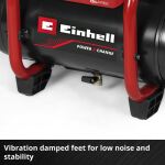 Einhell Power X-Change Akku-Kompressor TE-AC 36/150 Li OF - Solo, 36Volt (2x18V) (schwarz/rot, ohne Akku und Ladegerät)