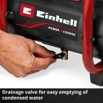 Einhell Power X-Change Akku-Kompressor TE-AC 36/150 Li OF - Solo, 36Volt (2x18V) (schwarz/rot, ohne Akku und Ladegerät)
