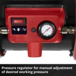 Einhell Power X-Change Akku-Kompressor TE-AC 36/150 Li OF - Solo, 36Volt (2x18V) (schwarz/rot, ohne Akku und Ladegerät)