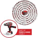 Einhell Professional Akku-Schlagbohrschrauber TP-CD 18/80 Li-i BL - Solo, 18Volt (rot/schwarz, ohne Akku und Ladegerät)