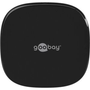 Goobay Kabelloses Schnellladegerät 15 Watt (schwarz, Qi-Standard)