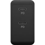 Goobay USB-C Dual-Schnellladegerät 36 Watt (schwarz, 2x USB-C, Power Delivery)