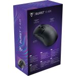 Turtle Beach Burst II Air – Kabellose 2,4-GHz-Gaming-Maus: ultraleichte 47 g, Optical Switches, symmetrisch, optischer Sensor, 26k DPI, Bluetooth, bis zu 120h Akkulaufzeit - Schwarz
