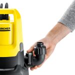 Kärcher Entwässerungspumpe SP 9.500 Dirt, Tauch- / Druckpumpe (gelb/schwarz, 280 Watt, für Schmutzwasser)