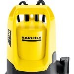 Kärcher Entwässerungspumpe SP 9.500 Dirt, Tauch- / Druckpumpe (gelb/schwarz, 280 Watt, für Schmutzwasser)