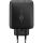 Goobay USB-C Dual-Schnellladegerät, PD, GaN, 65 Watt (schwarz, 1x USB-C, 1x USB-A, Power Delivery)