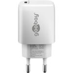Goobay USB-C PD GaN Schnellladegerät 25 Watt (weiß, Power Delivery 3.0)