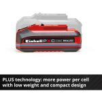 Einhell Akku Power-X-Change Plus 18Volt 4,0Ah SEALED (rot/schwarz, IP57, wasserfest, Kurzschlusssicherung)