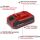 Einhell Akku Power-X-Change Plus 18Volt 4,0Ah SEALED (rot/schwarz, IP57, wasserfest, Kurzschlusssicherung)