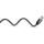 Goobay Ethernet-Kabel USB-C 3.2 Gen2 Stecker > RJ-45 Stecker (schwarz/silber, 3 Meter, geflochtener Textilmantel)