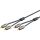 Goobay Plus Stereo-Cinchkabel (schwarz/silber, 2 Meter)