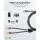 Goobay Plus Cinch Y-Kabel (schwarz/silber, 2 Meter)