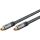 Goobay Plus Toslink-Kabel (schwarz/silber, 3 Meter)