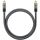 Goobay Plus Toslink-Kabel (schwarz/silber, 5 Meter)