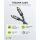 Goobay Plus Toslink-Kabel (schwarz/silber, 5 Meter)