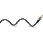 Goobay Plus Toslink-Kabel (schwarz/silber, 10 Meter)