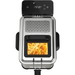Tefal Fritteuse FR507D Family Pro Digital (edelstahl/schwarz, 2.400 Watt, Ölbehälter 4 Liter)