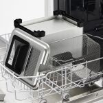 Tefal Fritteuse FR507D Family Pro Digital (edelstahl/schwarz, 2.400 Watt, Ölbehälter 4 Liter)