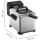 Tefal Fritteuse FR507D Family Pro Digital (edelstahl/schwarz, 2.400 Watt, Ölbehälter 4 Liter)