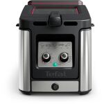 Tefal Fritteuse Clear Duo FR600D (edelstahl/schwarz, 2.000 Watt, Ölbehälter 3,5 Liter)