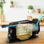 Tefal Fritteuse Clear Duo FR600D (edelstahl/schwarz, 2.000 Watt, Ölbehälter 3,5 Liter)