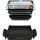 Tefal OptiGrill+ Snacking & Baking GC714D (silber/schwarz, 2.000 Watt, mit Backschale)