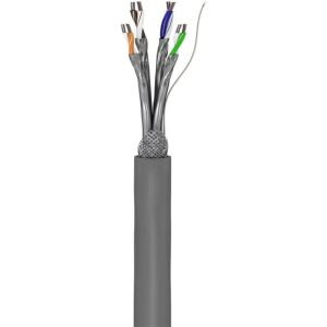 Goobay Netzwerkkabel Cat.6, S/FTP (PiMF) (grau, 305 Meter)