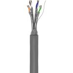 Goobay Netzwerkkabel Cat.6, S/FTP (PiMF) (grau, 305 Meter)