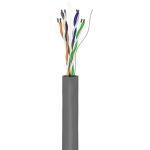 Goobay Netzwerkkabel Cat.6, U/UTP (grau, 100 Meter)