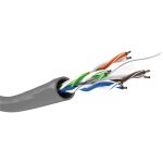 Goobay Netzwerkkabel Cat.6, U/UTP (grau, 100 Meter)