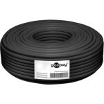 Goobay Outdoor Netzwerkabel Cat.7 S/FTP (PiMF) (schwarz, 100 Meter)