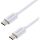 A-Data USB 2.0 Kabel, USB-C Stecker > USB-C Stecker (weiß, 1 Meter, PD 3.0, QC 3.0, Laden mit bis zu 100 Watt)