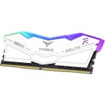 Team Group D516GB 6400-32 RGB wh K2 TEM (weiß, FF4D532G6400HC32ADC01, Delta RGB, INTEL XMP)