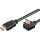 Goobay High-Speed-HDMI 90°-Kabel mit Ethernet (schwarz, 2 Meter)