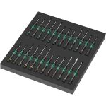 Wera 9715 Schaumstoffeinlage Kraftform Micro Set 1 9715 (schwarz/grün, für Tool Rebel Werkstattwagen)