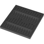 Wera 9715 Schaumstoffeinlage Kraftform Micro Set 1 9715 (schwarz/grün, für Tool Rebel Werkstattwagen)