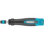 HAZET Drehmoment-Schraubendreher 6004CT-12 (schwarz/blau, 0,2 - 1,2 Nm, 1/4" Bitaufnahme, Rundgriff)