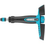 HAZET Drehmoment-Schraubendreher 6005CT-100 (schwarz/blau, 4 - 10 Nm Nm, 1/4" Bitaufnahme, Quergriff)