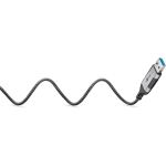 Goobay Ethernet-Adapterkabel USB-A 3.2 Gen1 > RJ-45 (schwarz/grau, 5 Meter)