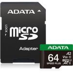 A-Data SPEED PLUS microSDXC 64 GB (UHS-I U3, Class 10, V30, A2)