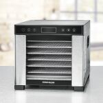Rommelsbacher Dörrautomat DA 650 (edelstahl/schwarz, 600 Watt, Dörrfläche 27,5cm x 25cm pro Ebene)