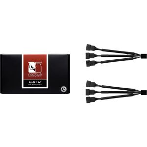 Noctua Splitterkabel NA-SC1 Sx2 (schwarz, 13,5cm, 2 Stück, für PWM Lüfter)
